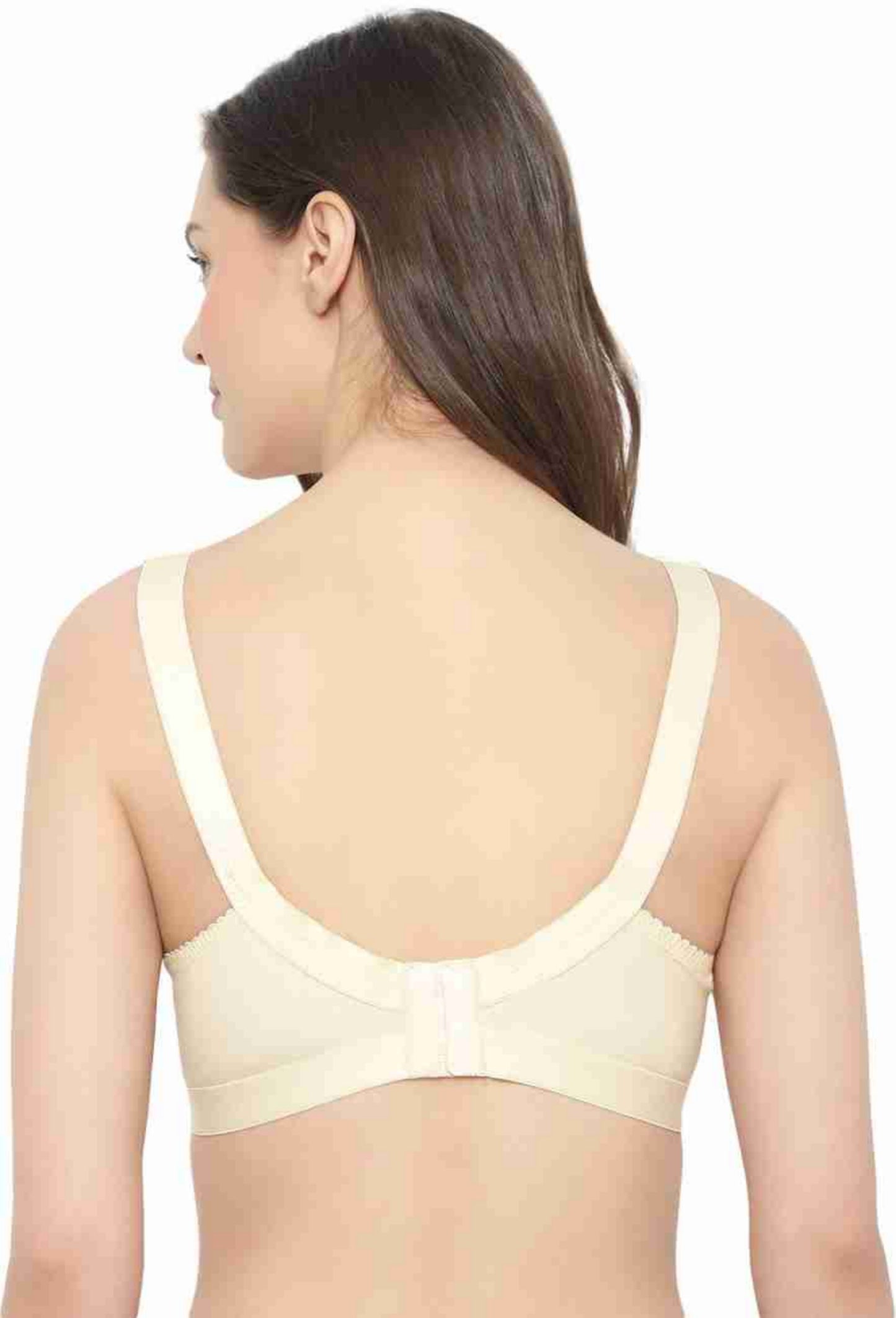 Bindeshwari Non-Padded Wired 3/4th Coverage Beige T-Shirt Bra